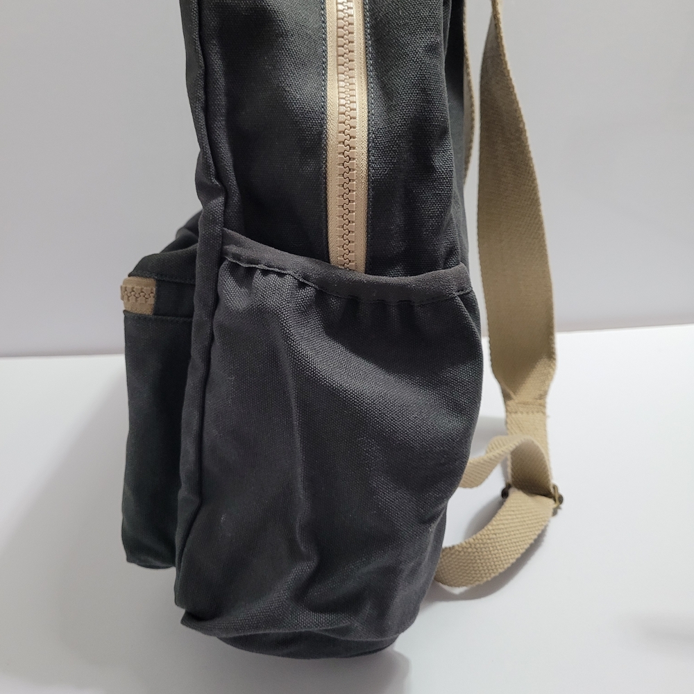 Fluf B Pack Black and Tan Eco-Friendly Backpack - Picture 3 of 7